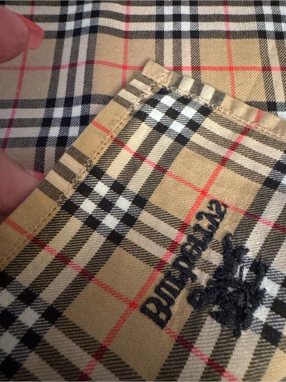 Burberrys Nova Check Handkerchief/ Neckerchief